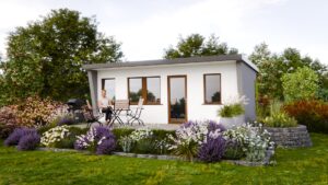 Small TinyHobbit Freigefälleanlage - Grauwasserkläranlage für die Wochenendnutzung. Zum Beispiel im Kleingarten, um Gießwasser zu erhalten.